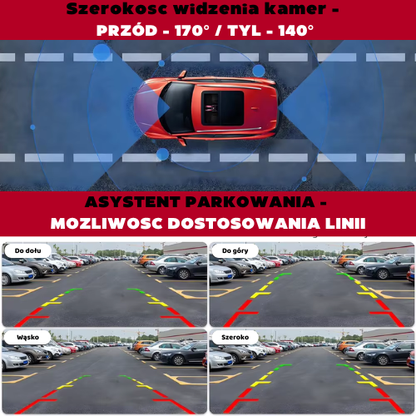 Kamera samochodowa 4K ULTRA HD Lusterko - Zefiro